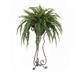 Distinctive Designs 41" Artificial Fern Plant in Planter Metal/Polysilk | 60 H x 43 W x 41 D in | Wayfair 2833