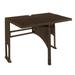 Highland Dunes Whitton Wicker Dining Table Wicker/Rattan in Brown | 29.75 H x 23.75 W x 36 D in | Outdoor Furniture | Wayfair TMDC36