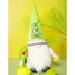 Trinx Dearbhl Rae Dunn "Live & Love" Tennis Gnome Figurine Fabric in Green/White | 20.86 H x 12.2 W x 5.51 D in | Wayfair
