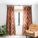 Wade Logan® Audreona Becky Bailey Rattan in Rust 1pc Blackout Window Curtain Panel Polyester | 84 H x 50 W in | Wayfair