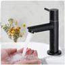 Robinet de lavabo robinet pour salle de bain noir Robinetterie de Lavabo avec bec robinet d'eau