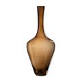 Vase Design En Verre joni 70cm Marron Ambre - Paris Prix