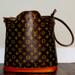 Louis Vuitton Bags | Euc Louis Vuitton Limited Edition Amfar 3 Sharon Stone Bucket Bag | Color: Brown/Red | Size: 12x12x7