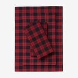 Cotton Flannel Print Sheet Set by BrylaneHome in Buffalo Plaid (Size FULL)