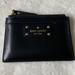 Kate Spade Bags | Kate Spade Black Slim Card Case/Wallet. Zippered | Color: Black | Size: Os