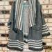 Anthropologie Sweaters | Anthropologie Poncho / Cardigan | Color: Gray/White | Size: One Size Fits All