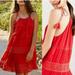 Anthropologie Dresses | Kimchi Blue Boho Summer Dress La Palma Crochet Inset Dress Nwt | Color: Orange/Red | Size: S