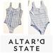 Anthropologie Swim | New Altar’d State Anthropologie Reversible One Piece Swim Suit Size M | Color: Blue | Size: M