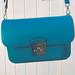 Michael Kors Bags | Bradshaw Medium Leather Messenger Bag - Turquoise Excellent Like New Condition. | Color: Blue | Size: 9” X 6”