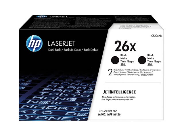 Laser/Kopierer HEWLETT PACKARD CF226XD HP LJ PRO M402 CARTR (2) BLK HC Image