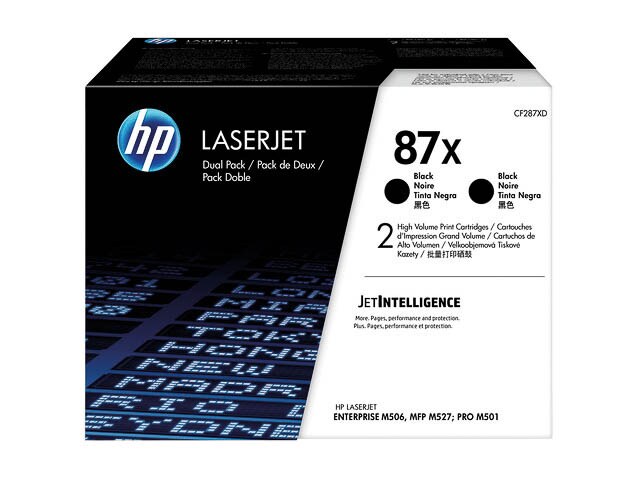 Laser/Kopierer HEWLETT PACKARD CF287XD HP LJ M506 CARTRIDGE (2) BLK HC Image