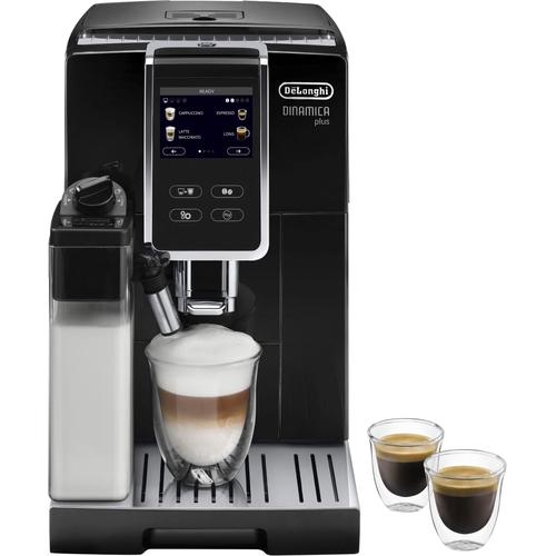 „DE’LONGHI Kaffeevollautomat „“Dinamica Plus ECAM 370.70.B““ Kaffeevollautomaten mit LatteCrema Milchsystem und Kaffeekannenfunktion schwarz Kaffeevollautomat“