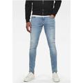 Slim-fit-Jeans G-STAR RAW "Skinny" Gr. 30, Länge 30, blau (light, indigo, aged) Herren Jeans Skinny-Jeans