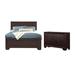 CDecor Home Furnishings Oatfield 2-Piece Bedroom Set w/ Dresser Wood in Black | 53.5 H x 78.75 W x 84.75 D in | Wayfair 204168KE-S2D