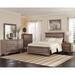 CDecor Home Furnishings Oatfield Washed Taupe 2-Piece Bedroom Set w/ Nightstand Wood in Brown | 53.5 H x 63 W x 84.75 D in | Wayfair 203968Q-S2N