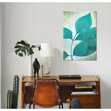 East Urban Home 'Foliation I' Graphic Art Print on Wrapped Canvas Canvas, Cotton in Green | 26 H x 18 W x 1.5 D in | Wayfair