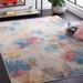 Blue/Yellow 120 x 96 x 0.06 in Area Rug - Trent Austin Design® Graber Phoenix 508 Area Rug In Aqua/Gold Rose | 120 H x 96 W x 0.06 D in | Wayfair