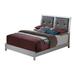 Rosdorf Park Fusami Tufted Standard Bed Wood & /Upholstered/Polyester in Gray | 50 H x 80 W x 87 D in | Wayfair A5DCC2139E5843B5B19EA5B3C35DC297