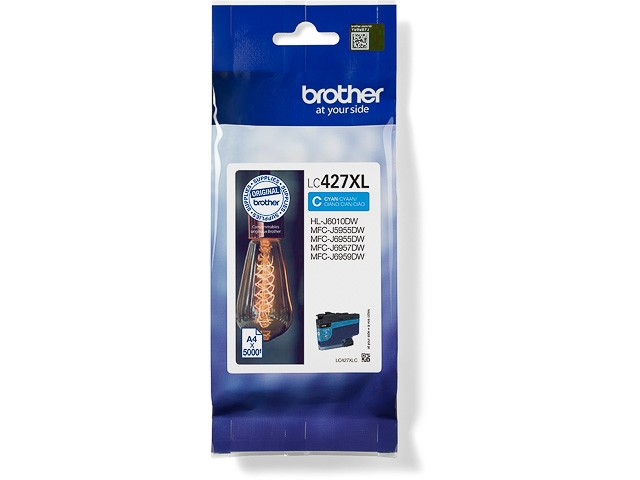 Tinten BROTHER LC427XLC BROTHER MFCJ5955DW TINTE CYAN Image
