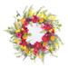 Mixed Floral Wreath 23"D Polyester/Plastic