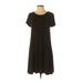 Old Navy Casual Dress - A-Line: Black Print Dresses - Women's Size Small