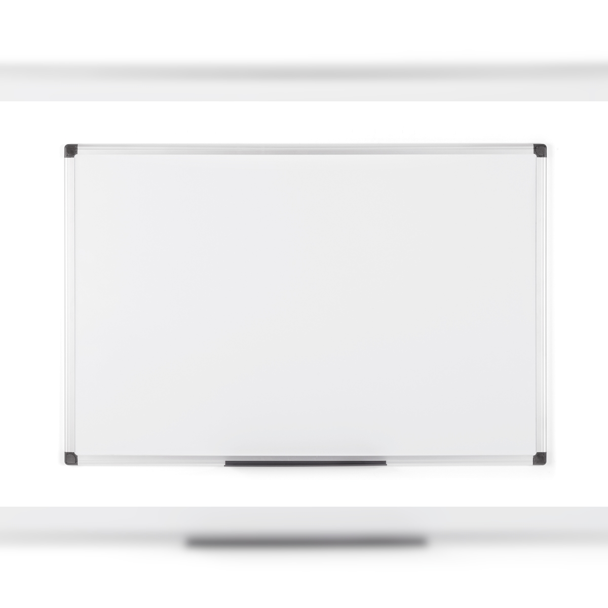 Bi-Office magnetisches Whiteboard Maya, lackierte Stahloberfläche, Aluminiumrahmen, 120 x 120 cm Image