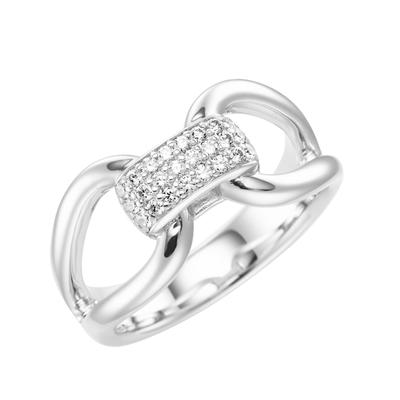Giorgio Martello Milano - Ring mit weißen Zirkonia, Silber 925 Ringe 1 ct Weiss Damen Image
