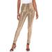 Plus Size Women's Sequin Legging by Roaman's in Sparkling Champagne (Size 14/16) Made in USA Stretch Pants