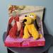 Disney Toys | Disney Vintage Pluto & Dinah Kissing Plush | Color: Red/Yellow | Size: Os