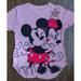 Disney Tops | Disney Juniors Mickey And Minnie Mouse Short Sleeve Graphic T-Shirt Pink L 11/13 | Color: Black/Pink | Size: 13j