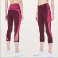 Lululemon Athletica Pants & Jumpsuits | Lululemon Athletica Pants & Jumpsuits Lululemon Colour Me Ombre Crop Legging | Color: Pink/Purple | Size: 6