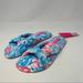 Lilly Pulitzer Shoes | Lilly Pulitzer Nwt 9/10 Gwp Slipper Bondi Blue My Little Peony Textile Upper | Color: Blue | Size: 10