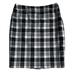 Nine West Skirts | Nine West Black And White Pencil Skirt Plaid Size 12 | Color: Black/White | Size: 12