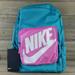 Nike Accessories | Nike Classic Backpack School Bag Gym Bag Teal Pink Girls | Color: Pink | Size: Osg