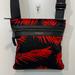 Michael Kors Bags | Michael Kors Kent Palm Small Crossbody Messenger Bag, Red/Black | Color: Black/Red | Size: Os