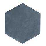 Roca Tiles Maiolica Hexagon 7" x 8" Flat Ceramic Tile Ceramic in Blue | 8 H x 7 W x 10 D in | Wayfair MAIW641-78H