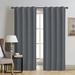 Latitude Run® Blackout Velvet Thermal Rod Pocket/Back Tab Single Curtain Panel Polyester in Green/Blue | 84 H x 52 W in | Wayfair