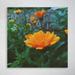 Latitude Run® Yellow-Petaled Flower On Selective Focus Photography - 1 Piece Rectangle Graphic Art Print On Wrapped Canvas Canvas | Wayfair