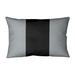 ArtVerse Baltimore Baseball Linen Striped Lumbar Pillow Cover Linen in Black | 14 H x 20 W x 1 D in | Wayfair MBS042-SHGNPLC