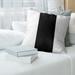 ArtVerse Chicago Baseball Square Pillow Cover 14.0 H x 14.0 W x 1.0 D in Linen/Textured in White/Black | 14" x 14" | Wayfair MBS064-SLPG4LC