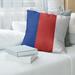 ArtVerse Chicago Baseball Square Pillow Cover 14.0 H x 14.0 W x 1.0 D in red/whiteLinen/Textured in Blue/Red/White | 14" x 14" | Wayfair