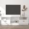 vidaXL Mobile Porta TV Bianco 150x33,5x45 cm in Legno Multistrato