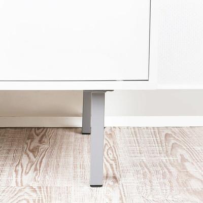 Ehlis - Sofafuss Ausführung Eckig Silber 25 x 25mm Höhe 100mm Möbelfuss aus Metall Image