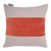 Pillow Perfect Throw Pillow in Wide Pleated Velvet Stripe, 18" x 18"