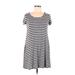 Forever 21 Casual Dress - Shift: Gray Print Dresses - Women's Size X-Small
