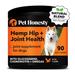 Hemp Hip + Joint Health Soft Duck Chews for Dogs, Count of 90, 3.71 IN