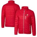Men's Cutter & Buck Red Philadelphia Phillies Rainier Eco Insulated Full-Zip Puffer Jacket