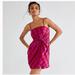 Free People Dresses | Free People Suits Me Fine Strapless Pink Mini Dress Small | Color: Pink | Size: S