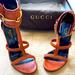 Gucci Shoes | Gucci Malaga Kid Lifford Bitt Orange Size 36.5 | Color: Orange | Size: 6.5