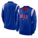 Men's Nike Royal Buffalo Bills Sideline Athletic Stack V-Neck Pullover Windshirt Jacket